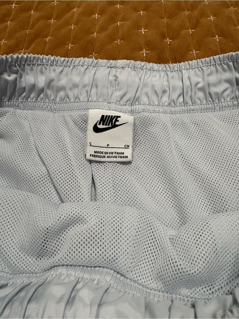 Nike Mens Light Blue Athletic Shorts